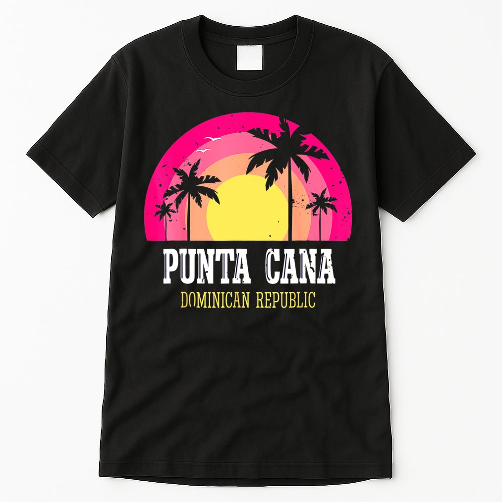 Punta Cana Vacation, Punta Cana Souvenirs Dominican Republic Tall T-Shirt