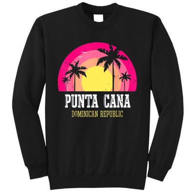 Punta Cana Vacation, Punta Cana Souvenirs Dominican Republic Tall Sweatshirt