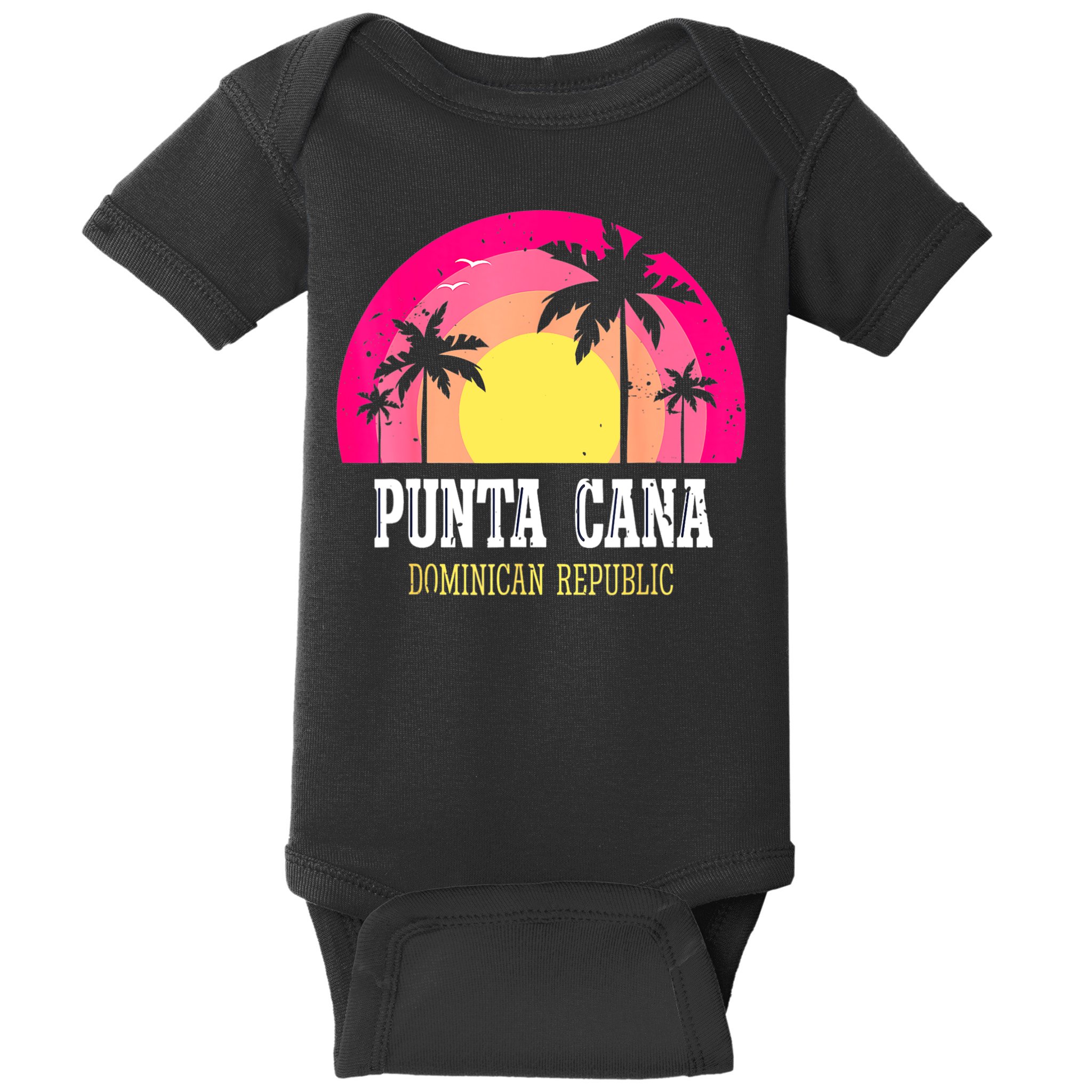 Punta Cana Vacation, Punta Cana Souvenirs Dominican Republic Baby Bodysuit