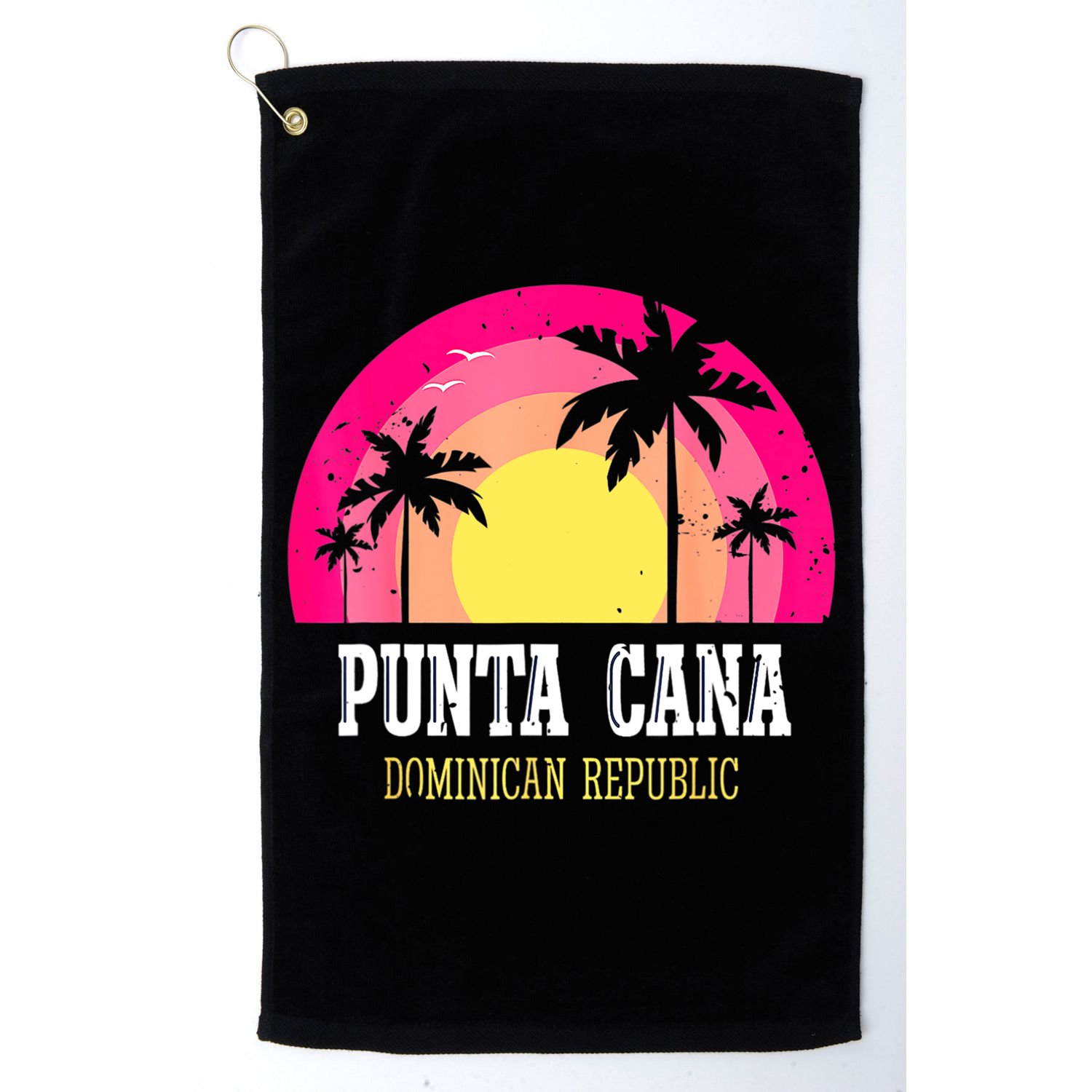 Punta Cana Vacation, Punta Cana Souvenirs Dominican Republic Golf Towel