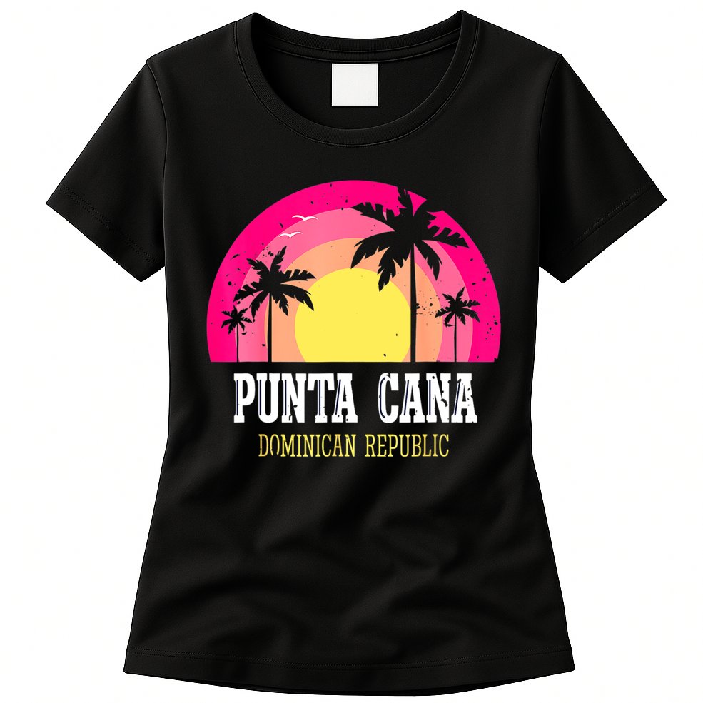 Punta Cana Vacation, Punta Cana Souvenirs Dominican Republic Womens T-Shirt