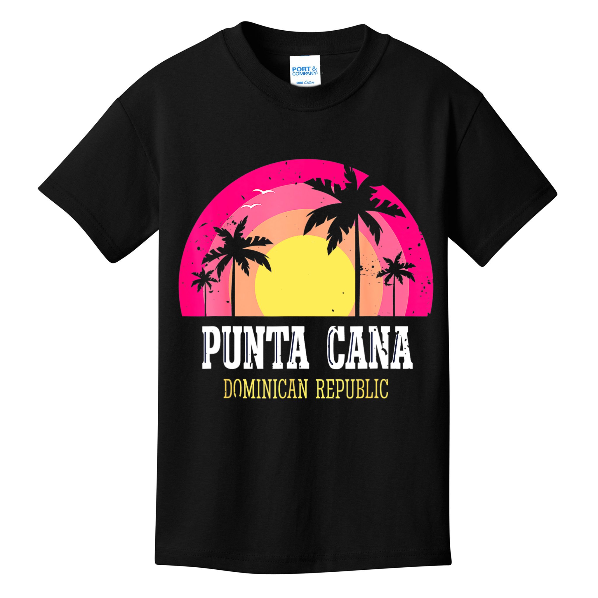 Punta Cana Vacation, Punta Cana Souvenirs Dominican Republic Kids T-Shirt