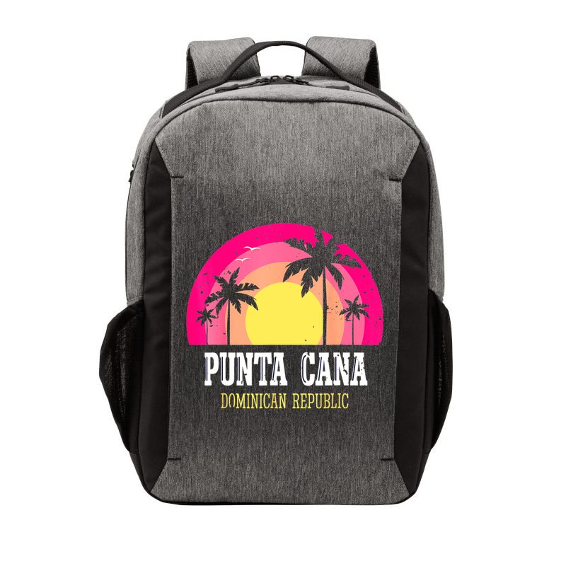 Punta Cana Vacation, Punta Cana Souvenirs Dominican Republic Vector Backpack