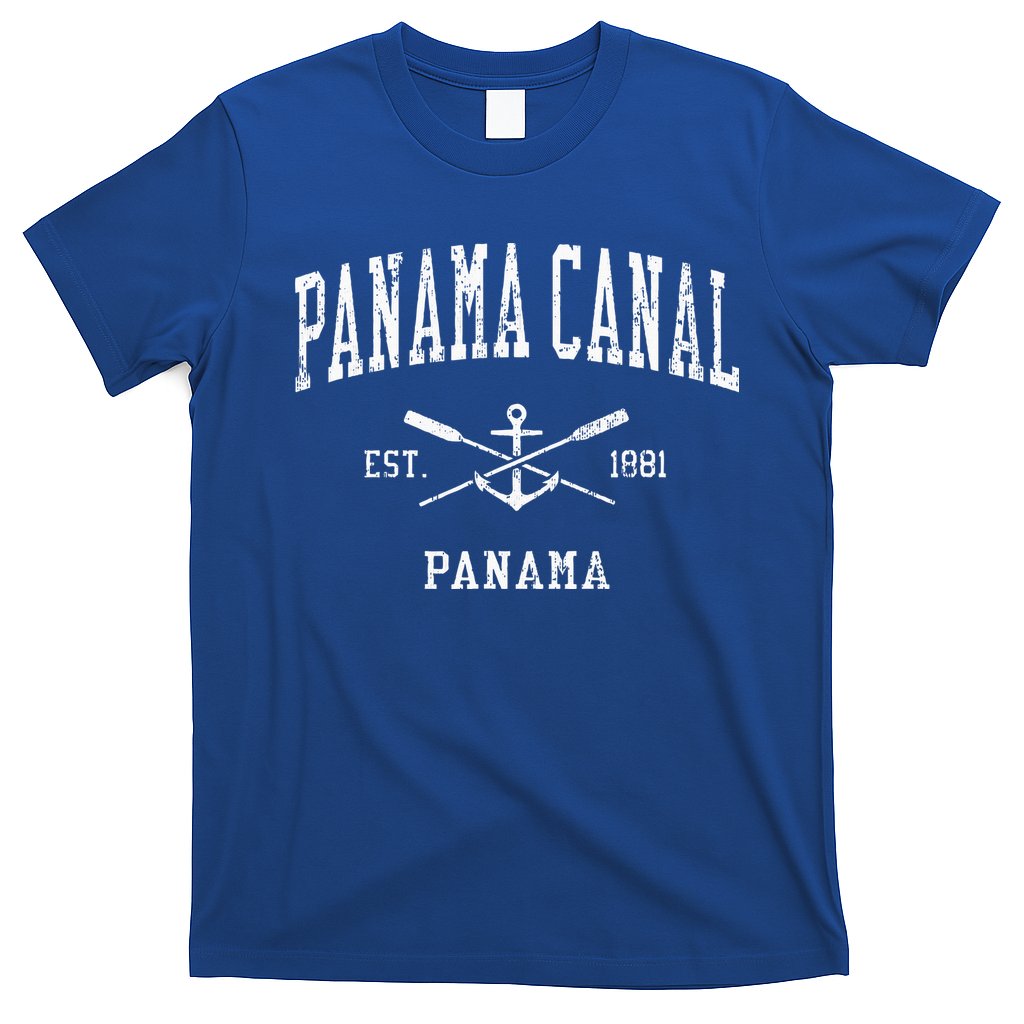 Panama Canal Vintage Sports T-Shirt