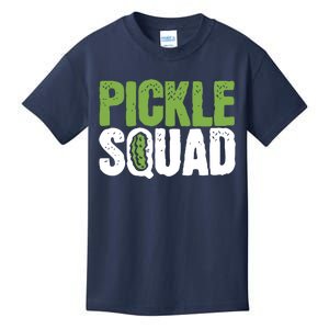 Pickle Cucumber Vegan Squad Green Grocer Kids T-Shirt