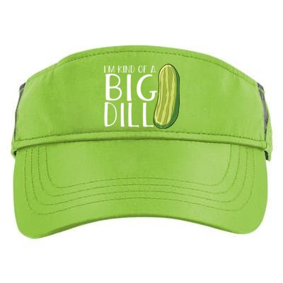 Pickle Cucumber Vegan IM Kind Of A Big Dill Meaningful Gift Adult Drive Performance Visor