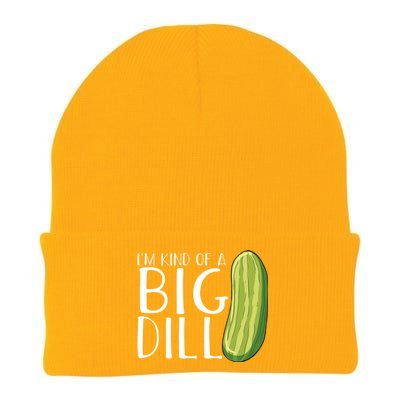 Pickle Cucumber Vegan IM Kind Of A Big Dill Meaningful Gift Knit Cap Winter Beanie