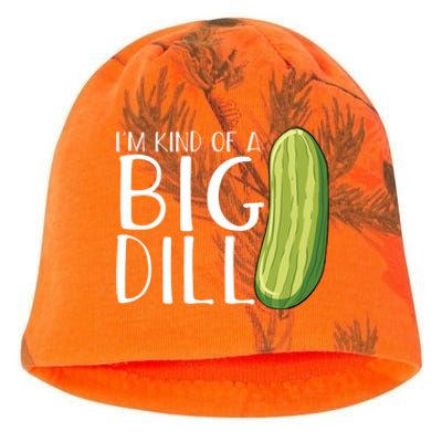 Pickle Cucumber Vegan IM Kind Of A Big Dill Meaningful Gift Kati - Camo Knit Beanie