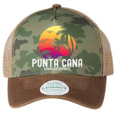 Punta Cana Vacation Punta Cana Souvenirs Dominican Republic Legacy Tie Dye Trucker Hat