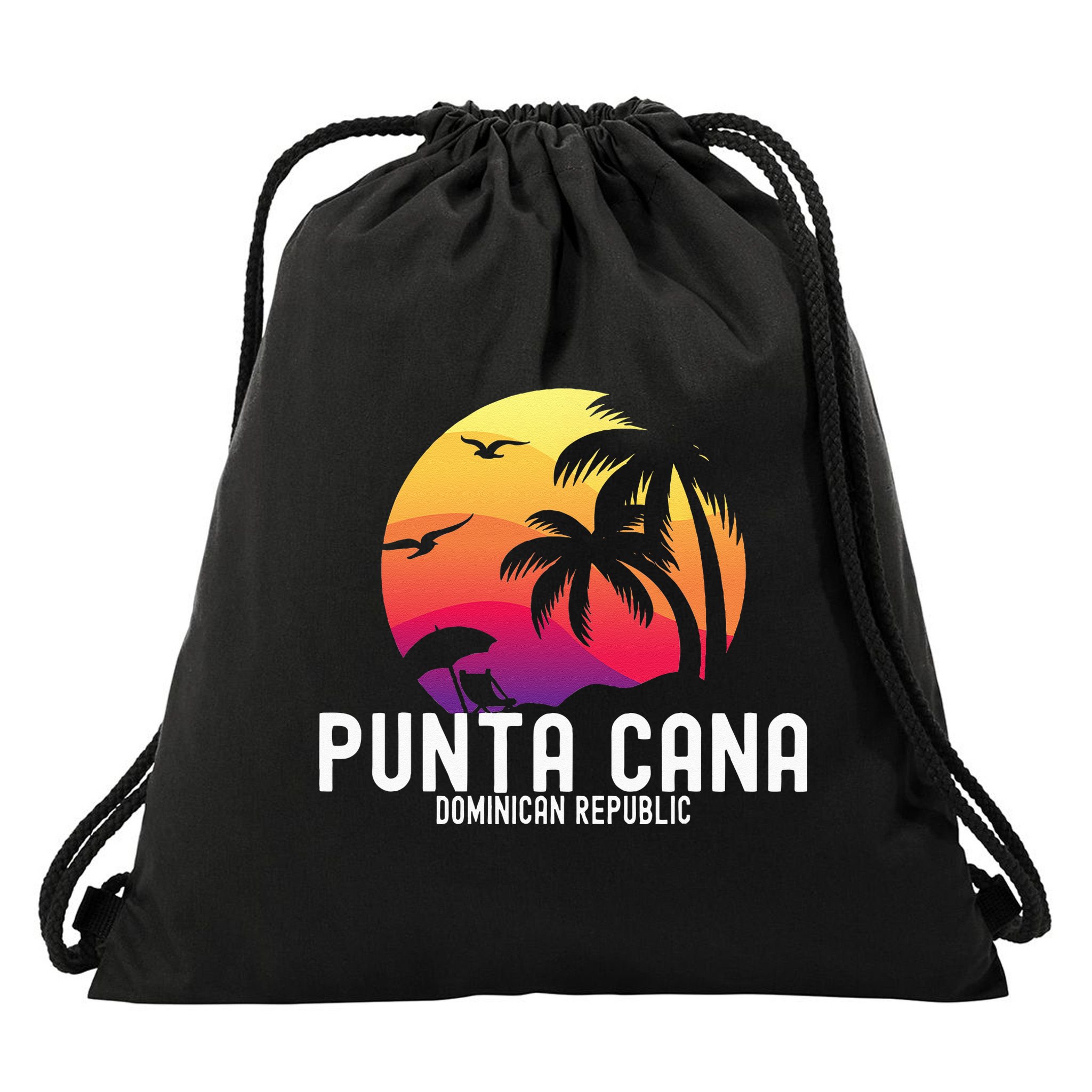 Punta Cana Vacation Punta Cana Souvenirs Dominican Republic Drawstring Bag