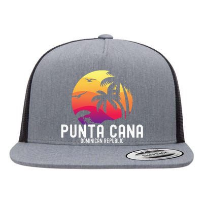 Punta Cana Vacation Punta Cana Souvenirs Dominican Republic Flat Bill Trucker Hat