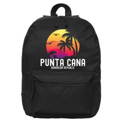 Punta Cana Vacation Punta Cana Souvenirs Dominican Republic 16 in Basic Backpack
