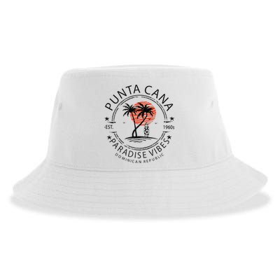 Punta Cana Vacation Dominican Republic Summer Paradise Sustainable Bucket Hat