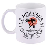 Punta Cana Vacation Dominican Republic Summer Paradise 11oz C Handle Ceramic Mug