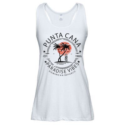 Punta Cana Vacation Dominican Republic Summer Paradise Ladies Essential Flowy Tank