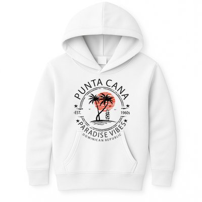 Punta Cana Vacation Dominican Republic Summer Paradise Kids Hoodie