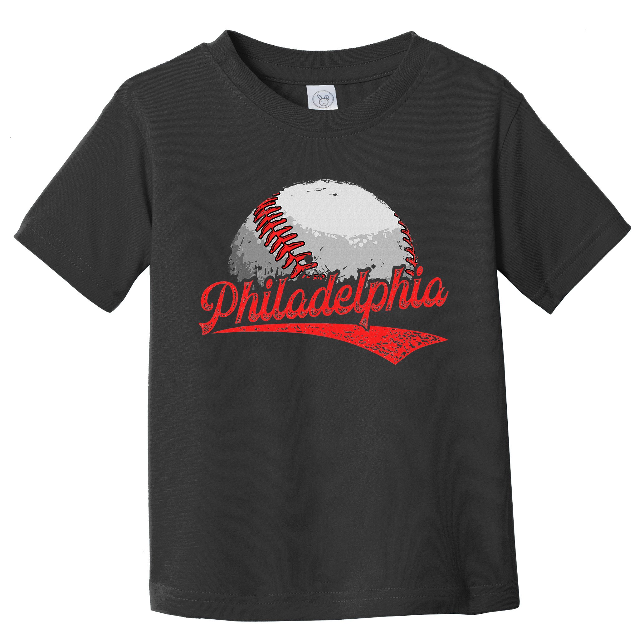Philadelphia Cityscape vintage Baseball Lover Toddler T-Shirt