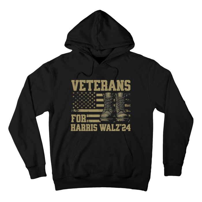 Presidential Campaign Veterans For Harris Walz Waltz 2024 Gift Hoodie