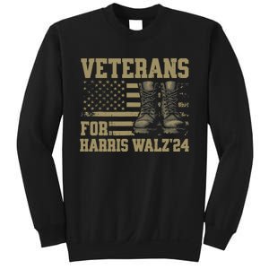 Presidential Campaign Veterans For Harris Walz Waltz 2024 Gift Sweatshirt