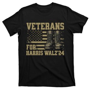 Presidential Campaign Veterans For Harris Walz Waltz 2024 Gift T-Shirt