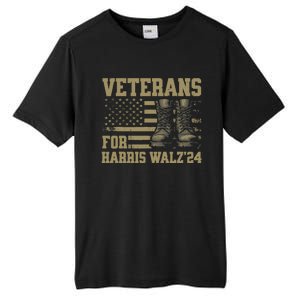 Presidential Campaign Veterans For Harris Walz Waltz 2024 Gift Tall Fusion ChromaSoft Performance T-Shirt