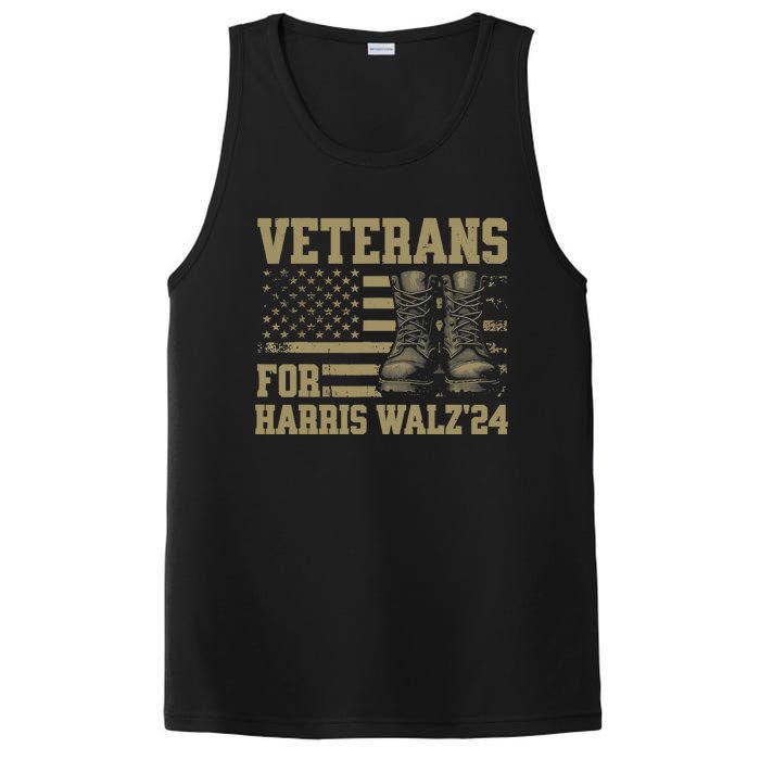 Presidential Campaign Veterans For Harris Walz Waltz 2024 Gift PosiCharge Competitor Tank