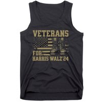 Presidential Campaign Veterans For Harris Walz Waltz 2024 Gift Tank Top