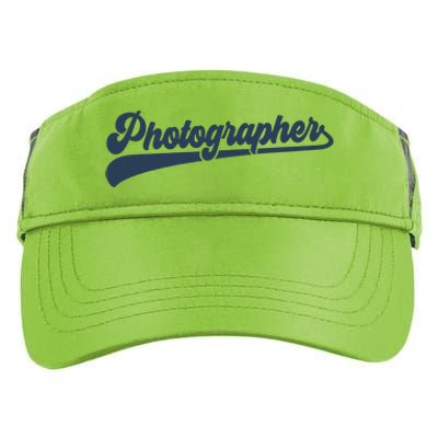 Photographer Cute Vintage Graphic Adult Drive Performance Visor