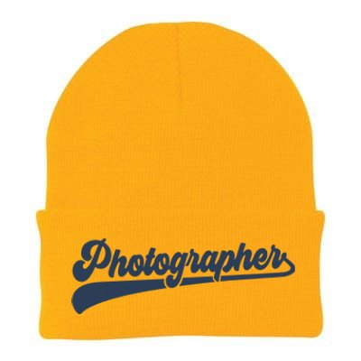 Photographer Cute Vintage Graphic Knit Cap Winter Beanie