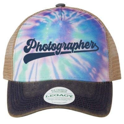 Photographer Cute Vintage Graphic Legacy Tie Dye Trucker Hat