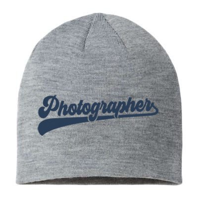 Photographer Cute Vintage Graphic Sustainable Beanie