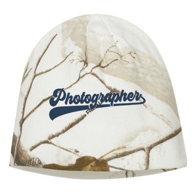 Photographer Cute Vintage Graphic Kati - Camo Knit Beanie