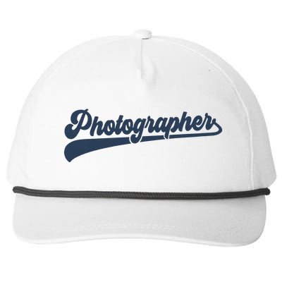 Photographer Cute Vintage Graphic Snapback Five-Panel Rope Hat