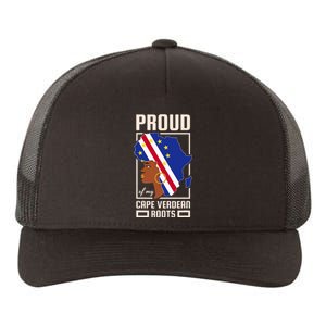 Proud Cape Verdean Roots Black History Month Cape Verde Yupoong Adult 5-Panel Trucker Hat