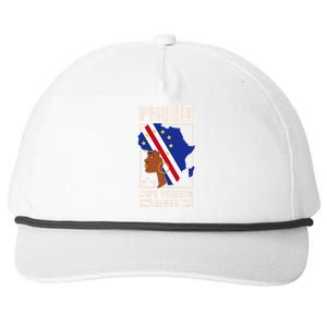 Proud Cape Verdean Roots Black History Month Cape Verde Snapback Five-Panel Rope Hat