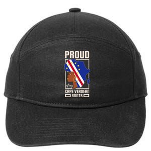 Proud Cape Verdean Roots Black History Month Cape Verde 7-Panel Snapback Hat