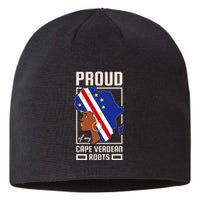 Proud Cape Verdean Roots Black History Month Cape Verde Sustainable Beanie