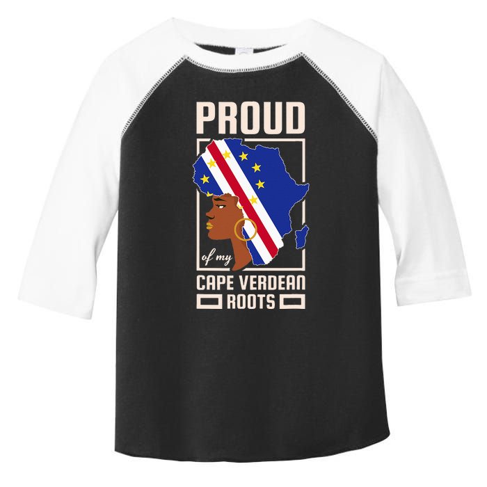 Proud Cape Verdean Roots Black History Month Cape Verde Toddler Fine Jersey T-Shirt