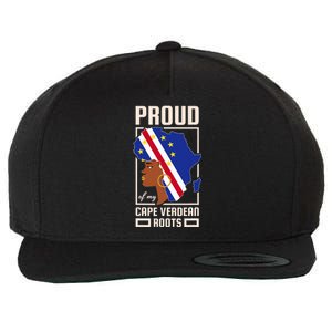 Proud Cape Verdean Roots Black History Month Cape Verde Wool Snapback Cap