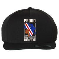 Proud Cape Verdean Roots Black History Month Cape Verde Wool Snapback Cap