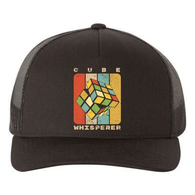 Puzzle Cube Whisperer Vintage Speed Cubing Math Yupoong Adult 5-Panel Trucker Hat