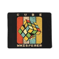 Puzzle Cube Whisperer Vintage Speed Cubing Math Mousepad