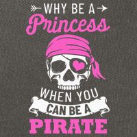 Pirate Costume Why Be A Princess When You Can Be A Pirate Cotton Canvas Backpack