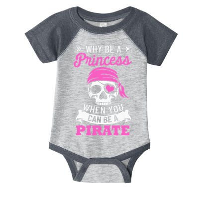 Pirate Costume Why Be A Princess When You Can Be A Pirate Infant Baby Jersey Bodysuit