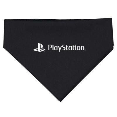 Playstation Classic White Gaming Logo Start Gaming Today USA-Made Doggie Bandana