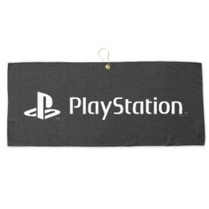 Playstation Classic White Gaming Logo Start Gaming Today Large Microfiber Waffle Golf Towel