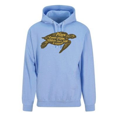 Peace Comes Within Unisex Surf Hoodie