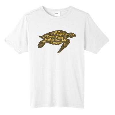 Peace Comes Within Tall Fusion ChromaSoft Performance T-Shirt