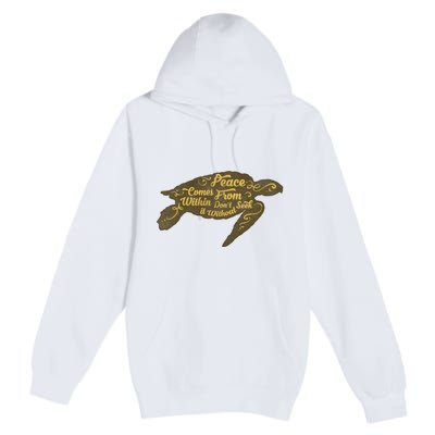 Peace Comes Within Premium Pullover Hoodie