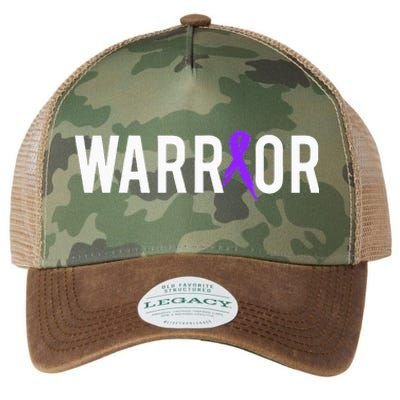 Pancreatic Cancer Warrior Design Gift For Cancer Awareness  Legacy Tie Dye Trucker Hat